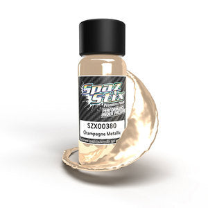 SZX00380 Champagne Metallic Airbrush Ready Paint, 2oz Bottle