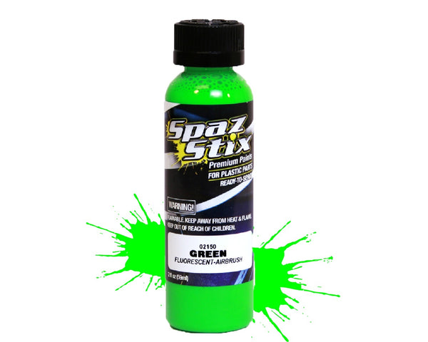 SZX02150 Green Fluorescent Airbrush Paint 2oz