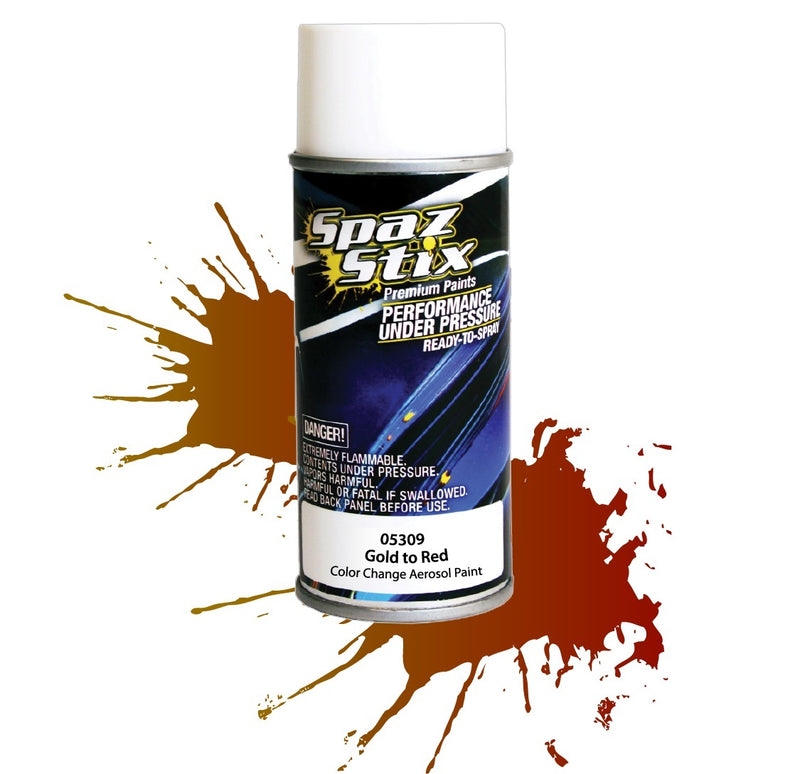 SZX05309 Color Changing Paint Gold To Red Aerosol 3.5oz