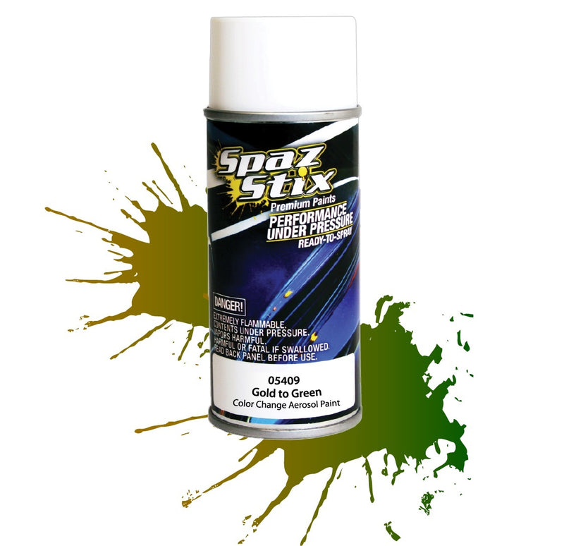 SZX05409 Color Changing Paint Gold To Green Aerosol 3.5oz