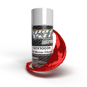 SZX10039 Red Mirror Chrome Aerosol Paint, 3.5oz Can SPAZ STIX