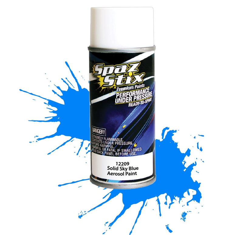 SZX12209 Solid Sky Blue Aerosol Paint 3.5oz