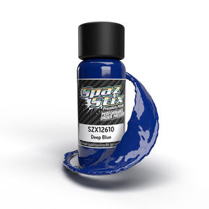 SZX12610  Deep Blue Airbrush Ready Paint, 2oz Bottle SPAZ STIX