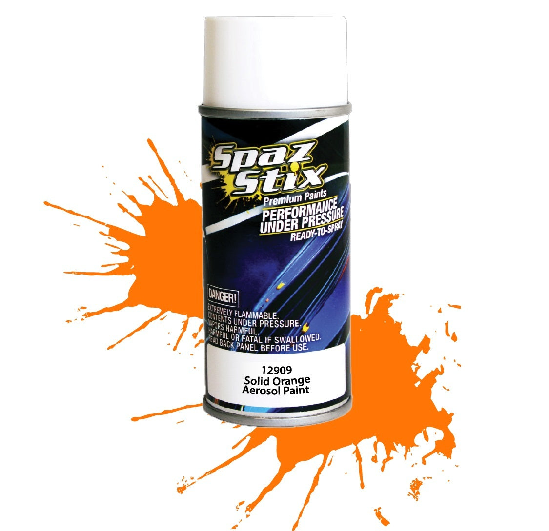 SZX12909 Solid Orange Aerosol Paint 3.5 SPAZ STIX