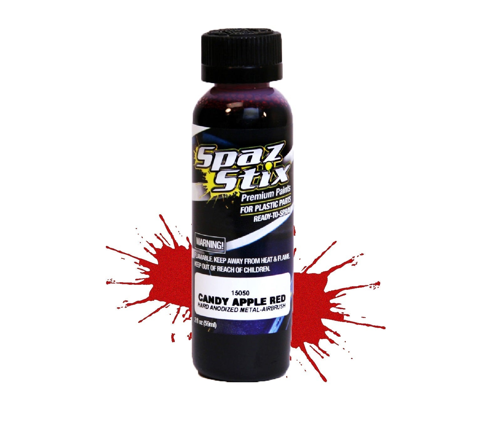 SZX15050 Candy Apple Red Airbrush Paint 2oz SPAZ STIX