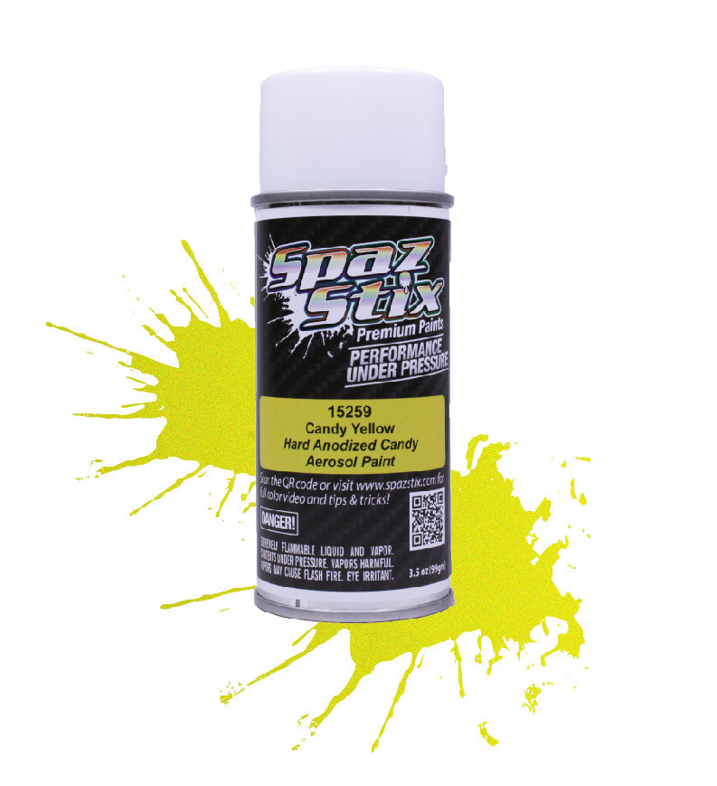 SZX15259 Candy Yellow Aerosol Paint 3.5oz SPAZ STIX