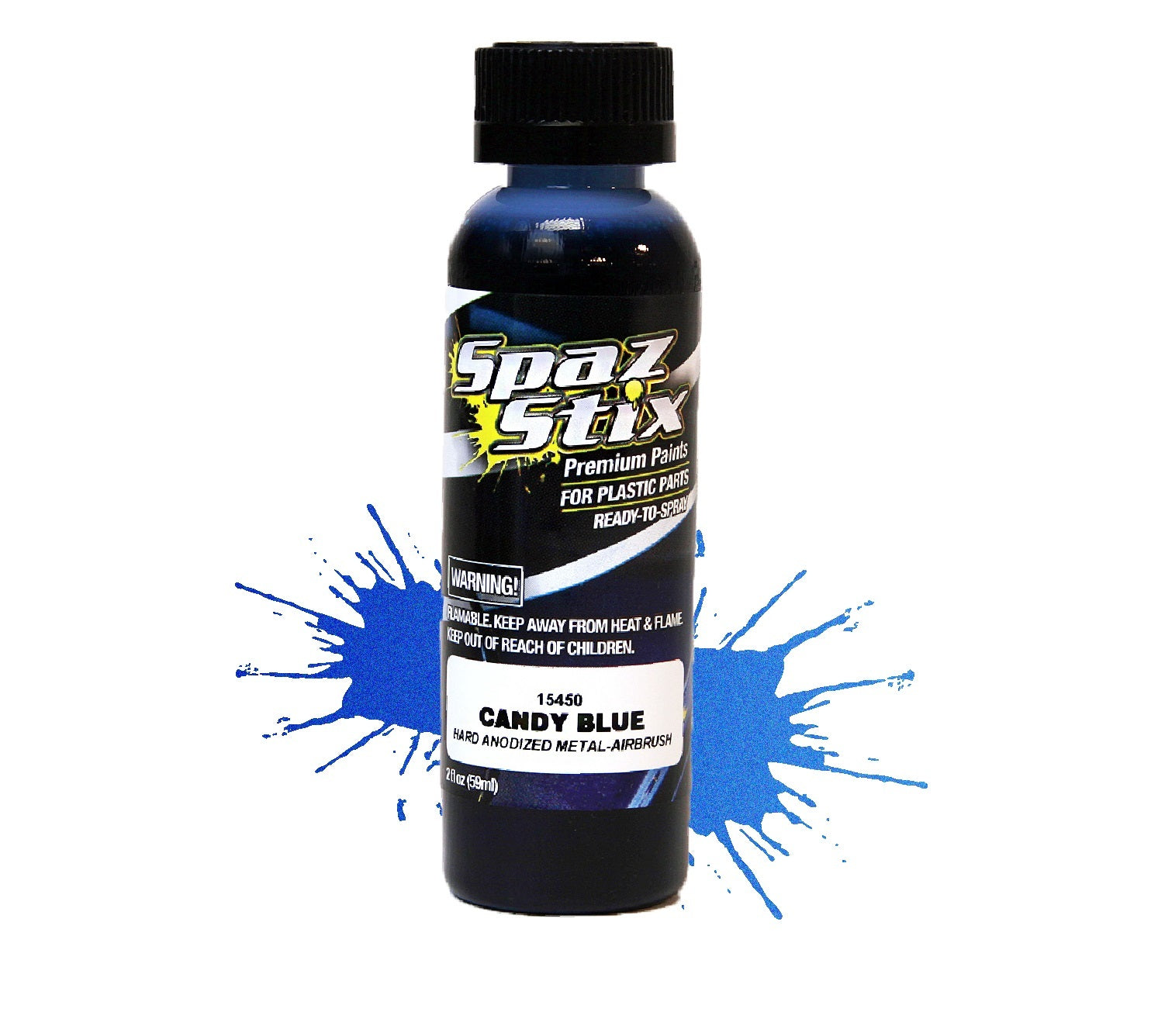 SZX15450 Candy Blue Airbrush Paint 2oz SPAZ STIX