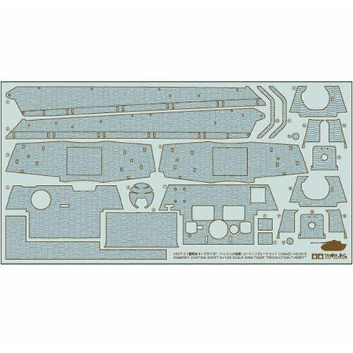 T12648 TAMIYA 1/35 KTIGER HENSCHEL ZIM SHEET Tamiya