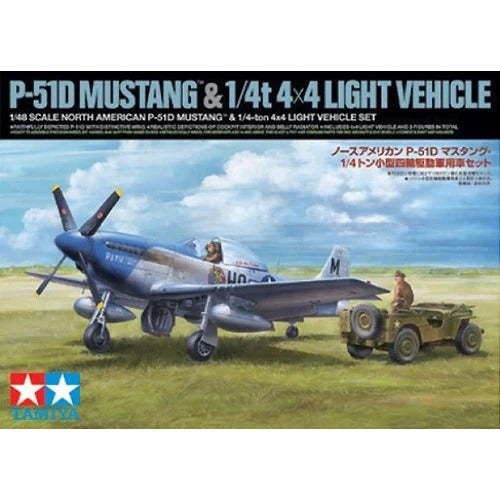 T25205 TAMIYA P-51D & 4X4 LV 1:48 Tamiya