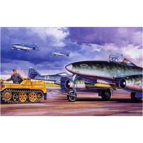 T25215 TAMIYA ME262 A-2A W/KETTENKRAFTRAD Tamiya