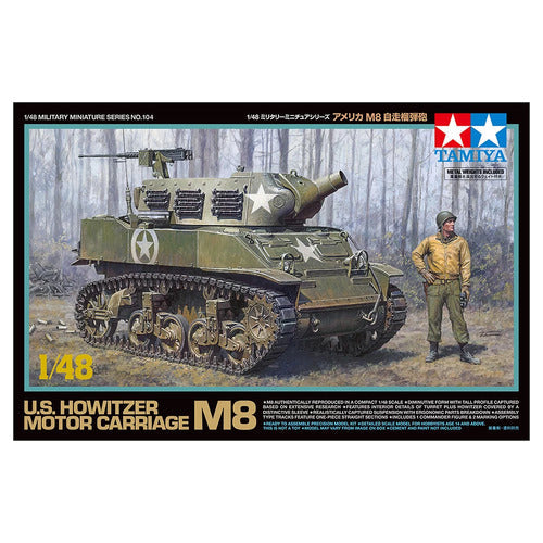 T32604 TAMIYA HOWITZER MOTORCARRIAGE M8 1:48 Tamiya