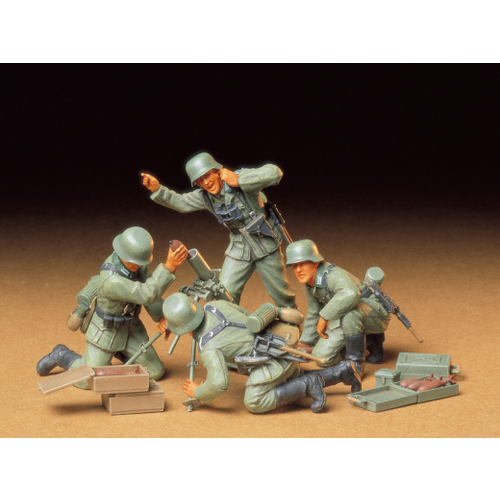 TAMIYA GER. INFANTRY MORTAR TEAM Tamiya