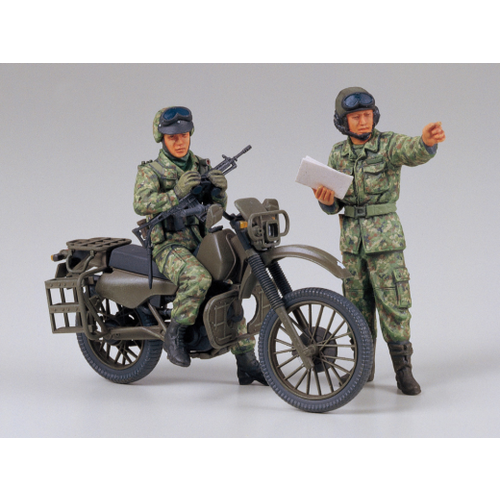 TAMIYA JGSDF MOTORCYCLE RECON. SET Tamiya