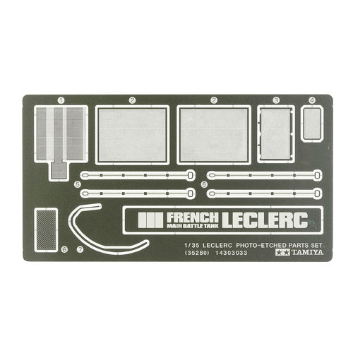 TAMIYA LECLERC PHOTO-ETCHED PARTS Tamiya