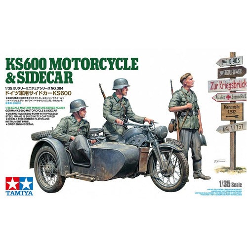 T35384 TAMIYA 1/35 KS600 & SIDECAR