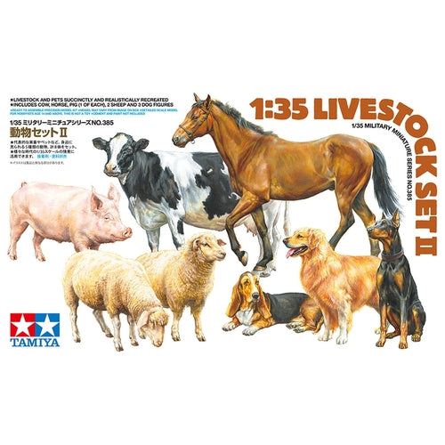 T35385 TAMIYA LIVESTOCK SET 2 1:35