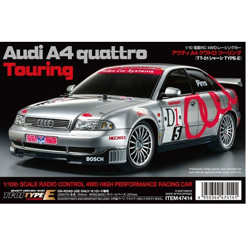 T47414A TAMIYA AUDI A4 QUATTRO TOURING TT01E