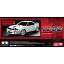 Tamiya Toyota Celica GT-Four RC (ST185) WHI Painted Body TT-02 Kit 47500 Tamiya