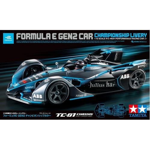 TAMIYA FORMULA E GEN2 CHLIVERY TC-01 T58681