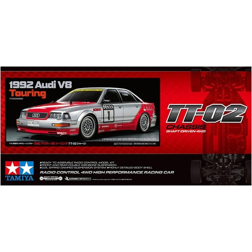 T58699A TAMIYA 1992 AUDI V8 TOURING (TT-02)