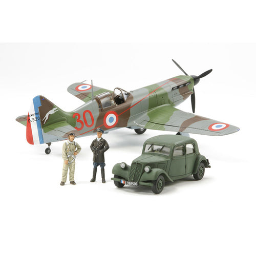 TAMIYA D.520 FRENCH ACES W/STAFF CAR