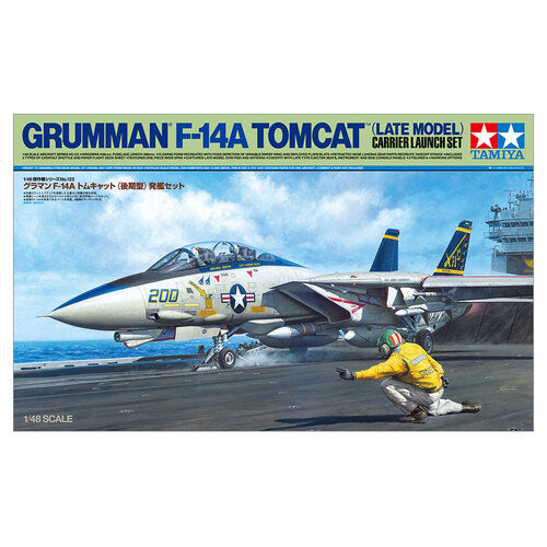 T61122 TAMIYA F-14A (LATE) LAUNCH SET 1:48