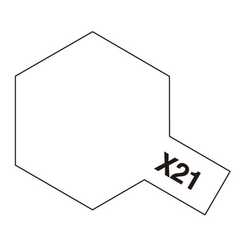 T80021 TAMIYA X-21 ENAMEL PAINT FLAT BASE