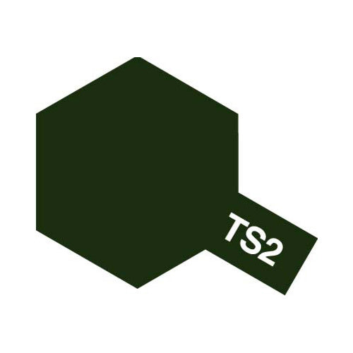 T85002 TAMIYA PLASTIC SPRAY TS-2 DARK GREEN