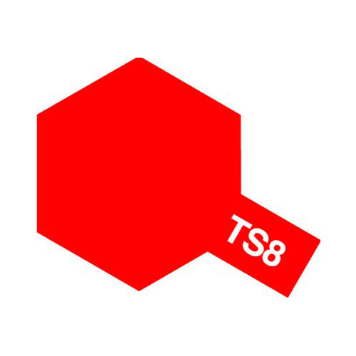 T85008 TAMIYA PLASTIC SPRAY TS-8 ITALIAN RED