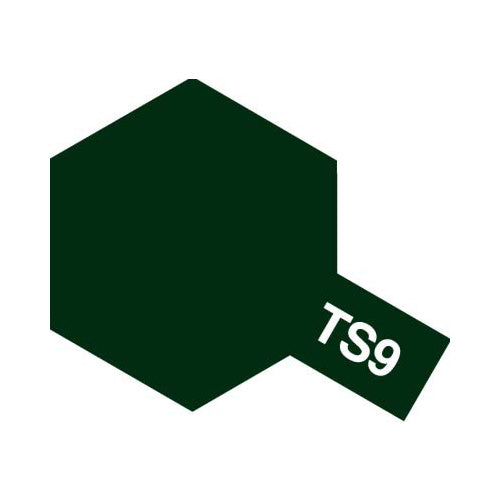 T85009 TAMIYA PLASTIC SPRAY TS-9 BRITISH GREEN