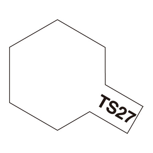 T85027 TAMIYA PLASTIC SPRAY TS-27 MATT WHITE