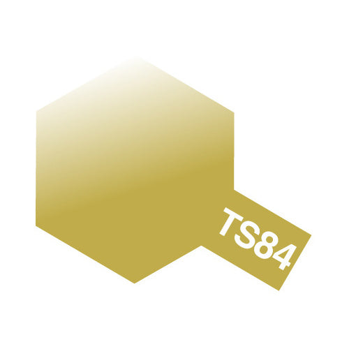 T85084 TAMIYA PLASTIC SPRAY TS-84 METALLIC GOLD