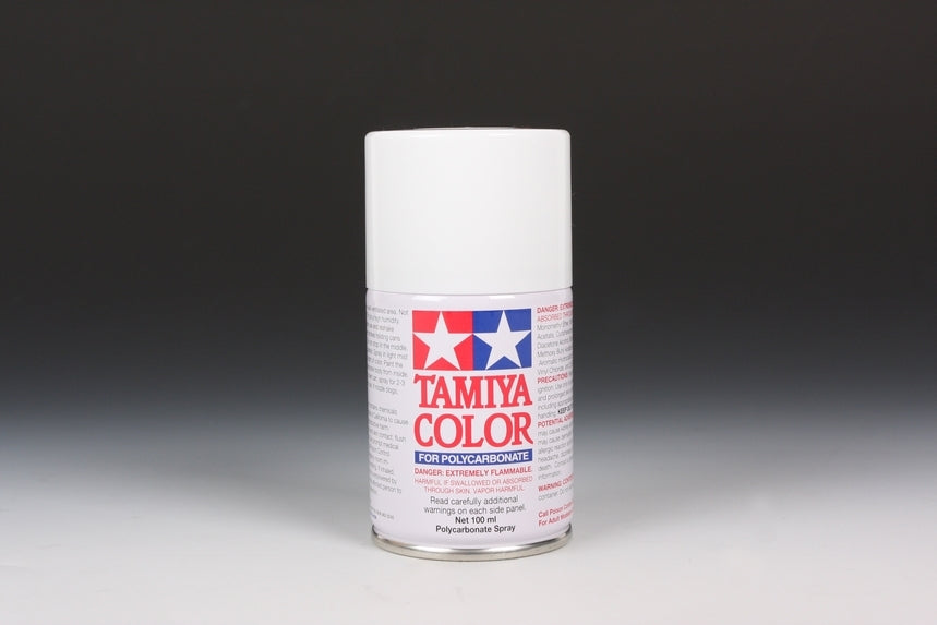 Tamiya PS-1 White Polycarbonate Spray Paint 100ml 86001 Tamiya