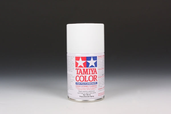 Tamiya PS-1 White Polycarbonate Spray Paint 100ml 86001