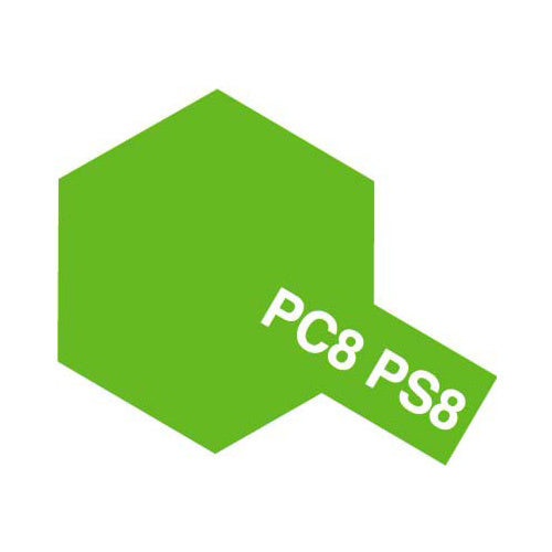 T86008 TAMIYA POLYCARBONATE SPRAY PS-8 LIGHT GREEN