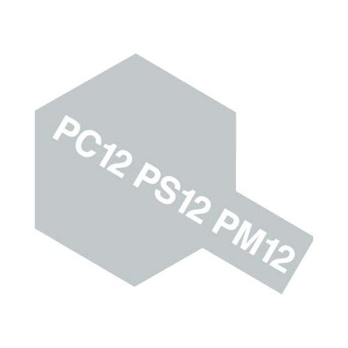 T86012 TAMIYA POLYCARBONATE SPRAY PS-12 SILVER Tamiya