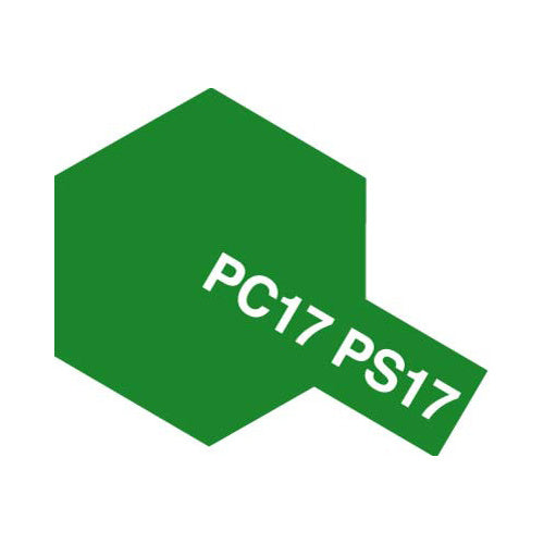 T86017 TAMIYA POLYCARBONATE SPRAY PS-17 METALLIC GREEN