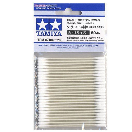 T87104 TAMIYA CRAFT COTTON SWAB (RDS*50)