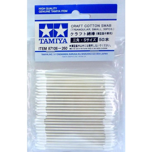 T87106 TAMIYA CRAFT COTTON SWAB (TRS*50)