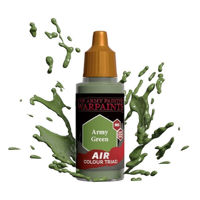 TAPAW1110 The Army Painter Warpaints Air: Army Green - 18ml Acrylic Paint