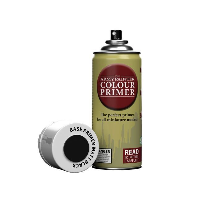 TAPCP3001 The Army Painter Base Primer - Matt Black - 400ml Spray Paint