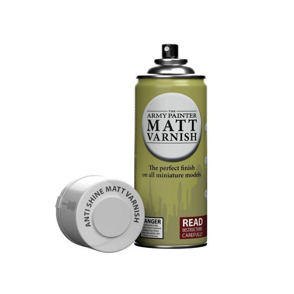 TAPCP3003 The Army Painter Base Primer - Anti-Shine Matt Varnish - 400ml Spray Paint