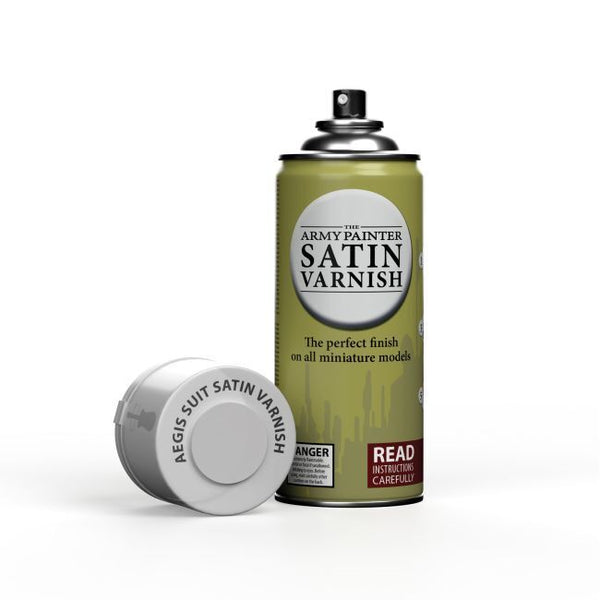 TAPCP3027 The Army Painter Base Primer - Aegis Suit Satin Varnish - 400ml Spray Paint
