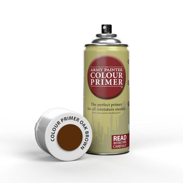 TAPCP3030 The Army Painter Colour Primer: Oak Brown - 400ml Spray Paint