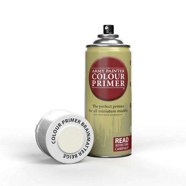 TAPCP3031 The Army Painter Colour Primer: Brainmatter Beige - 400ml Spray Paint