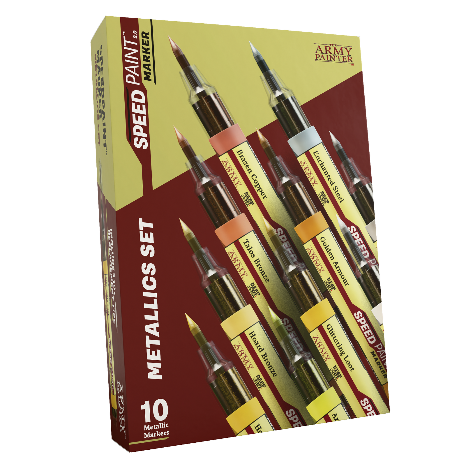 The Army Painter Speedpaint Marker - Metallics Set (10 Colours)