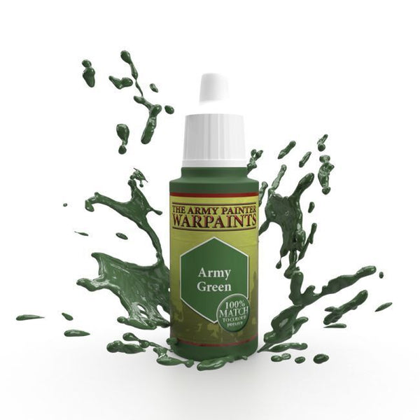 TAPWP1110 The Army Painter Warpaints: Army Green - 18ml Acrylic Paint