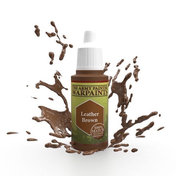 TAPWP1123 The Army Painter Warpaints: Leather Brown - 18ml Acrylic Paint