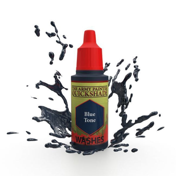 TAPWP1139 The Army Painter Warpaints Washes: QS Blue Tone Ink - 18ml Acrylic Paint