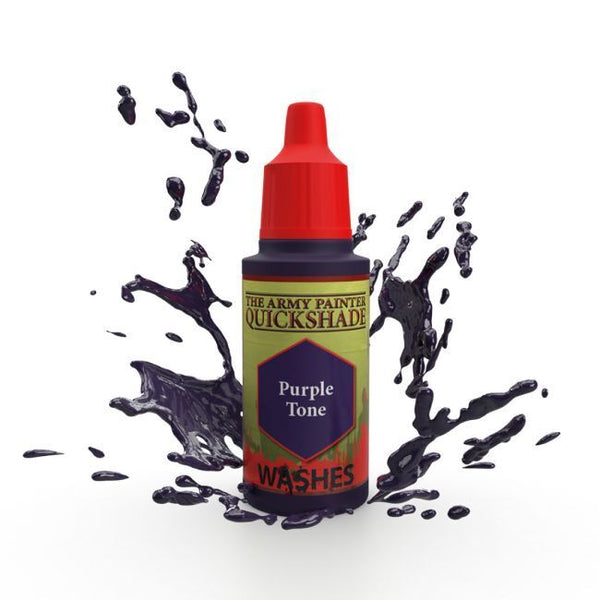 TAPWP1140 The Army Painter Warpaints Washes: QS Purple Tone Ink - 18ml Acrylic Paint